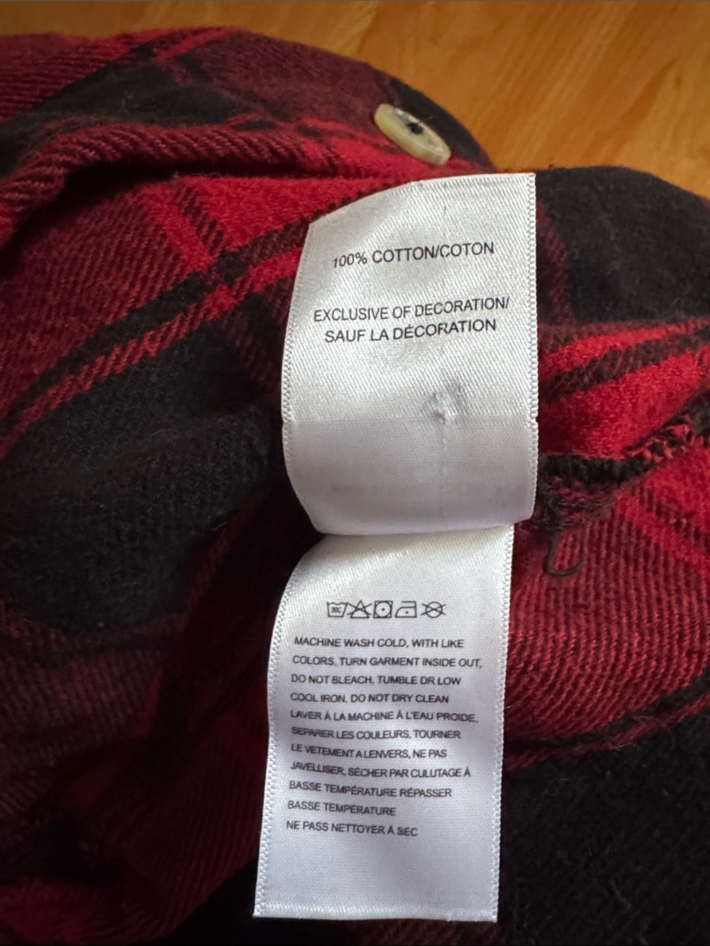 Lucky Brand Red and Black Plaid Button-Down Shirt - Picture 8 of 9
